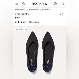 Rothy's The Point II NWT Sz 10.5 brand new in box.